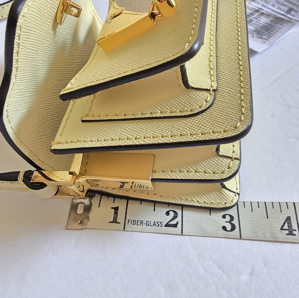 MARNI Nano Trunk Crossbody Bag Light Yellow - Picture 9 of 10